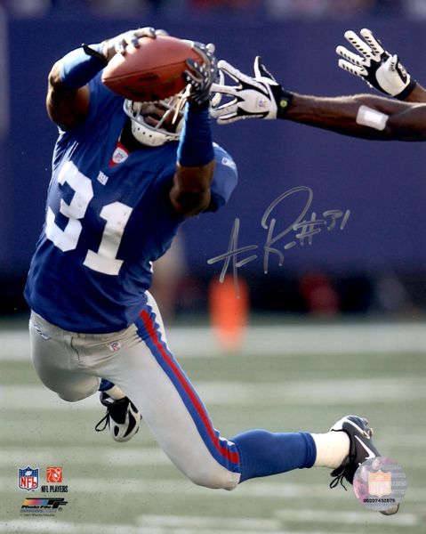 Aaron Ross autograph 8x10, New York Giants