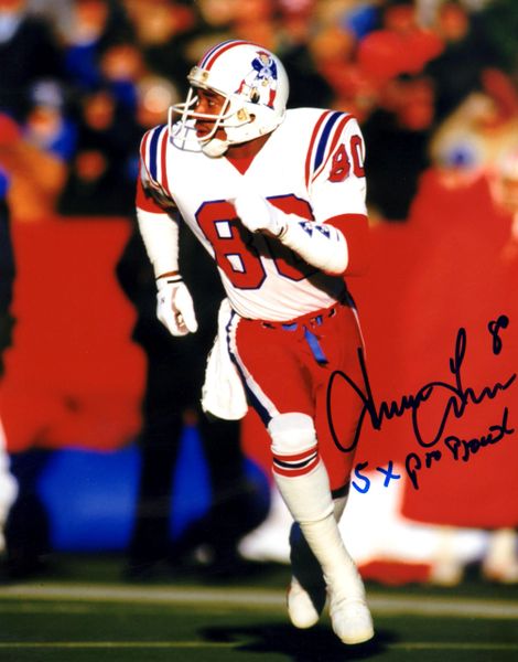 Irving Fryar autograph 8x10, New England Patriots, with inscription