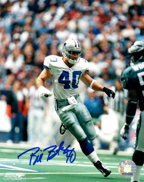 DALLAS COWBOYS Bill Bates Photo Poster Collage FOOTBALL 