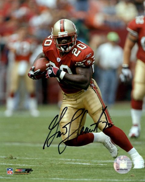 Garrison Hearst autograph 8x10, San Francisco 49ers