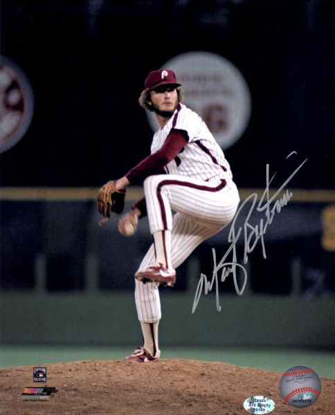 Marty Bystrom autograph 8x10, Philadelphia Phillies