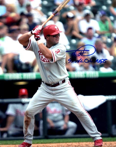 Todd Pratt autographed 8x10, Philadelphia Phillies, 93 NL Champs