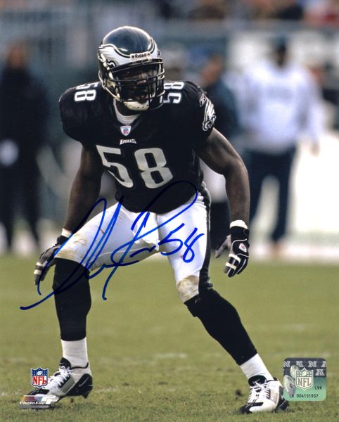 Ike Reese autograph 8x10, Philadelphia Eagles