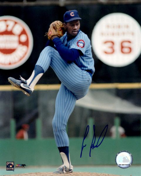 Lee Smith Signed Autographed Glossy 8x10 Photo - Chicago Cubs