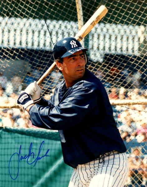 Jack Clark autograph 8x10, New York Yankees