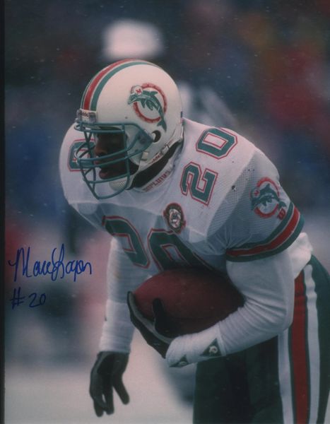 Marc Logan autographed 8x10,Miami Dolphins