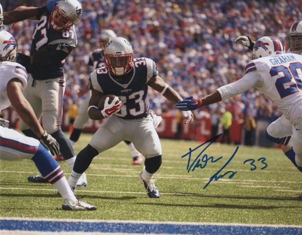 Dion Lewis autographed 8x10, New England Patriots