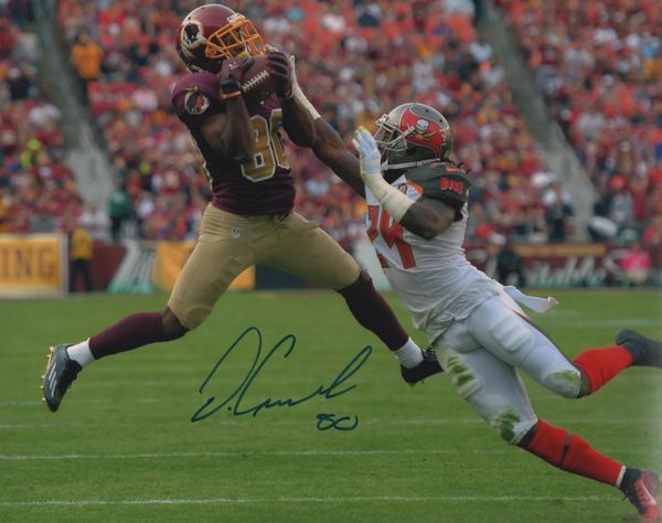 Jamison Crowder autograph 8x10, Washington Redskins vs Bucs