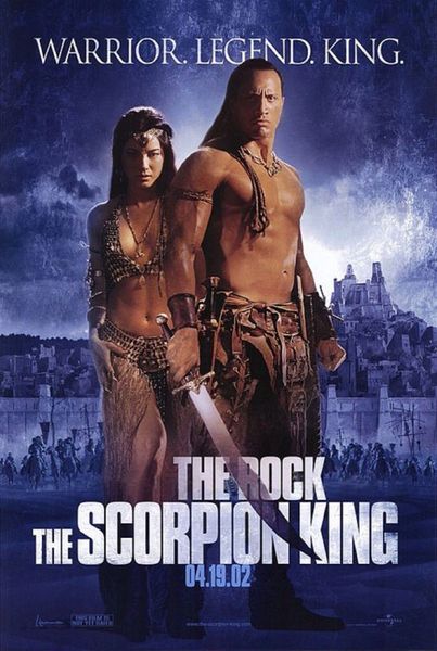 Scorpion King Original Movie Poster Version A starring Dwayne Johnson