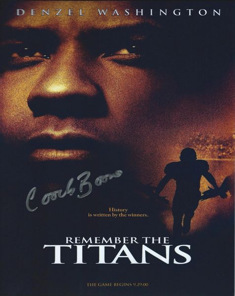 Coach Boone autograph 8x10, Remember the Titans, Disney