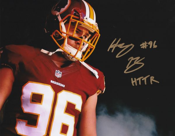 Houston Bates autograph 8x10, Washington Redskins, HTTR