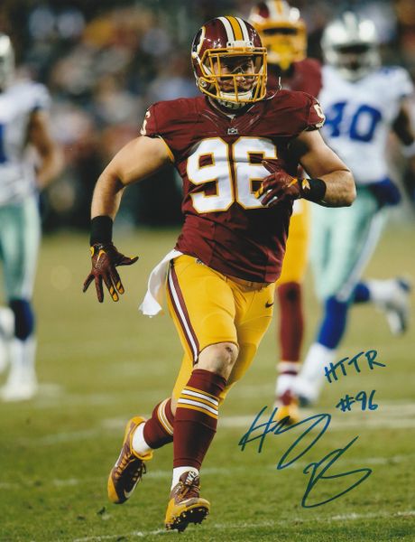 Houston Bates autographed 8x10, Washington Redskins, HTTR