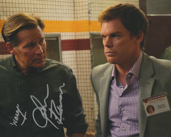 James Remar autograph 8x10 Dexter with inscription