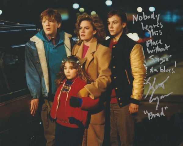 Keith Coogan autograph 8x10 Adventures of Babysitting MUST LOOK insciption