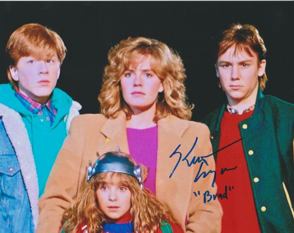 Keith Coogan autograph 8x10 Adventures of Babysitting "Brad"