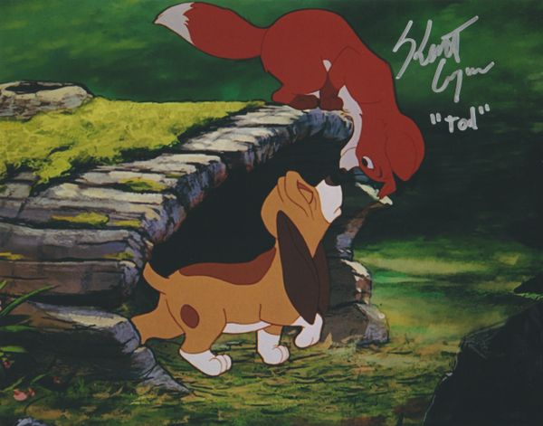 Keith Coogan autograph 8x10 of Disney's Fox and the Hound