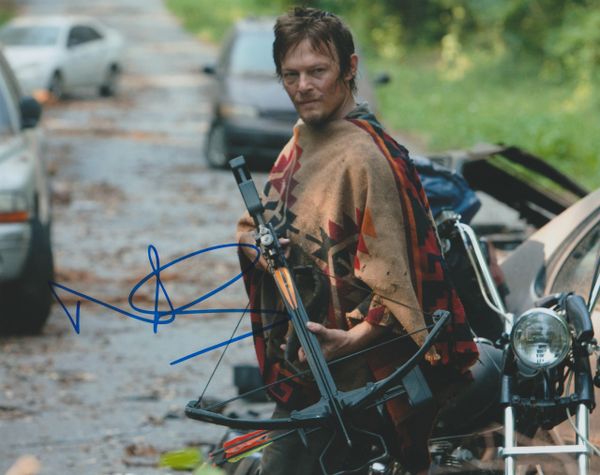 Norman Reedus autograph 8x10, Walking Dead