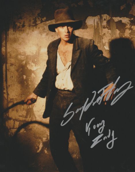 Sean Patrick Flanery autograph 8x10, Young Indiana Jones