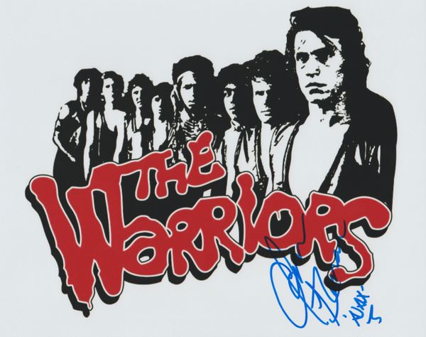 James Remar autograph 8x10, Warriors with inscription