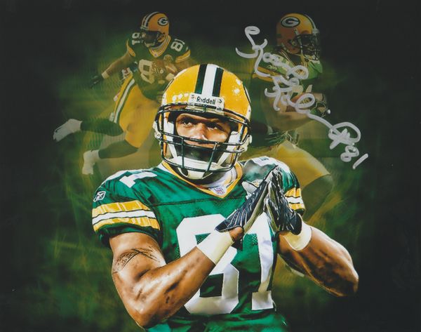 Koren Robinson autograph custom 8x10, Green Bay Packers