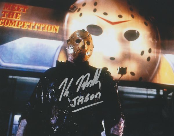 Autograph Kane Hodder, Friday the 13th, Jason Vorhees