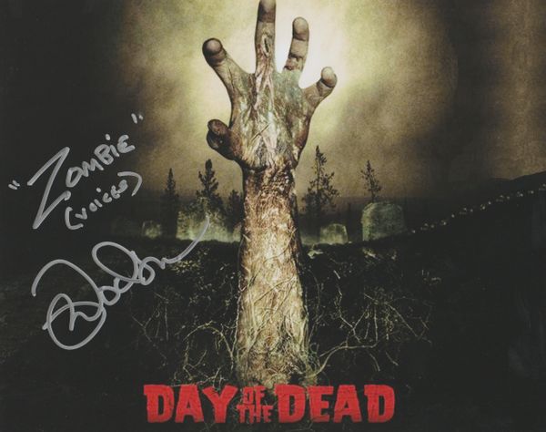 Mark Dodson autograph 8x10, Day of the Dead (voice of the zombies)