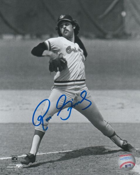 Ross Grimsley autograph 8x10, Baltimore Orioles