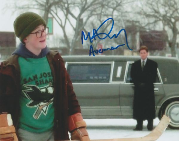 Autograph 8x10 Matt Doherty, Mighty Ducks; Les Averman