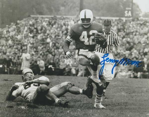 Lenny Moore autograph 8x10, Penn State