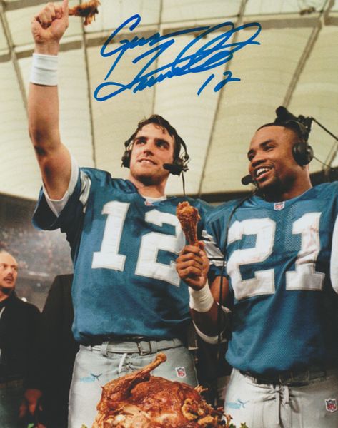 Gus Frerotte autograph 8x10, Detroit Lions