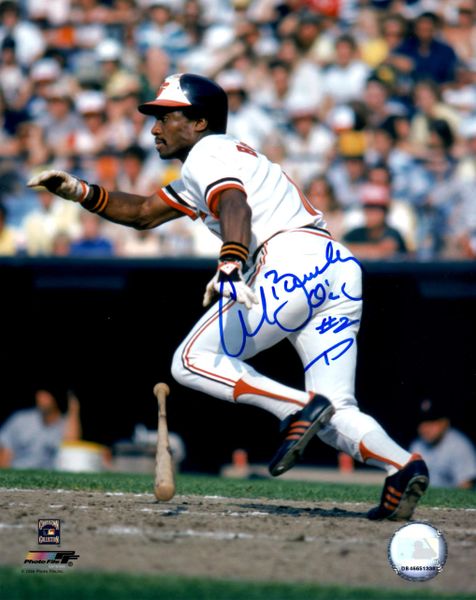 Al Bumbry autograph 8x10, Baltimore Orioles