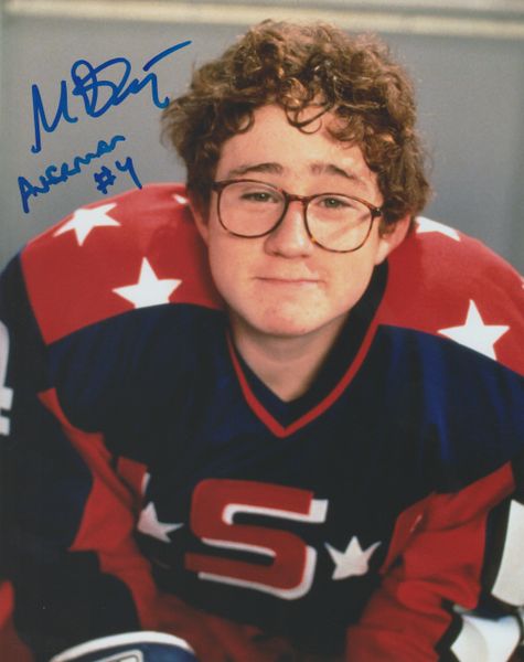 Autograph 8x10 Matt Doherty; Averman #4, Mighty Ducks