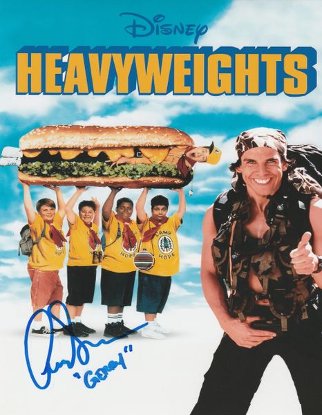 Aaron Schwartz autograph 8x10, Disney's Heavyweights