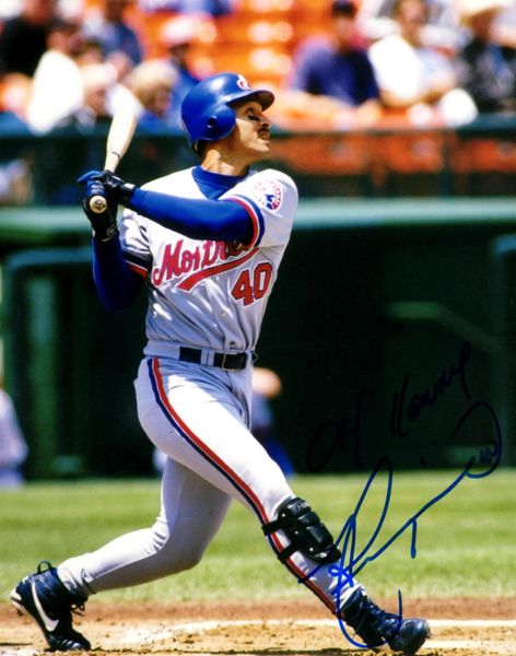 Chris Widger autograph 8x10, Montreal Expos