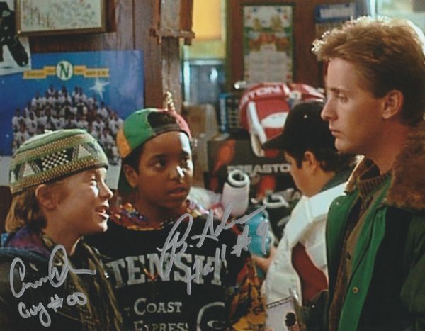 Brandon Adams and Garette Henson autograph 8x10, Mighty Ducks