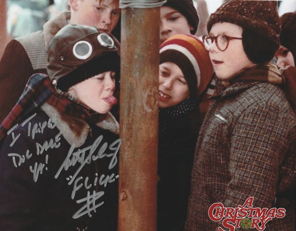 Scott Schwartz autograph 8x10, Christmas Story, with 2 inscriptions!!