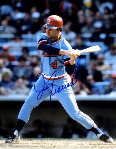 Jim Eisenreich autograph 8x10, Minnesota Twins