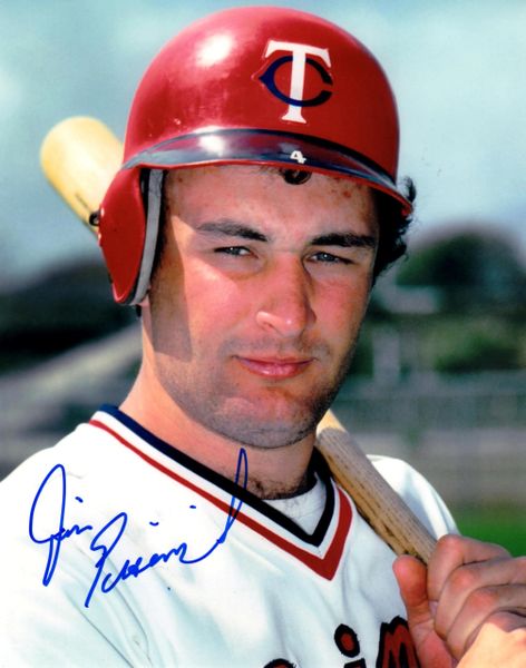 Jim Eisenreich autograph 8x10, Minnesota Twins