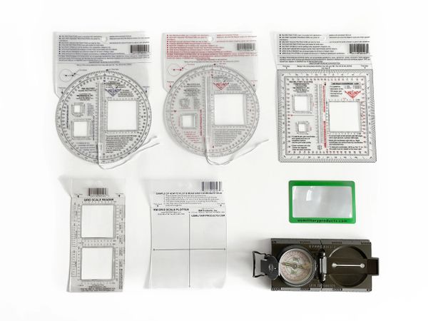 RM Products #21 Military Square Protractor 5x5 – Hahn's World of Surplus  & Survival