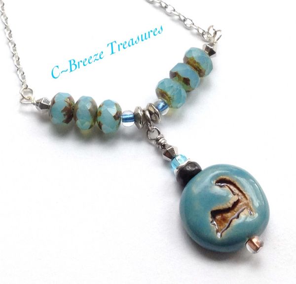 Cape Cod Pottery Bead Beaded Jewelry | Beach, Jewelry ...