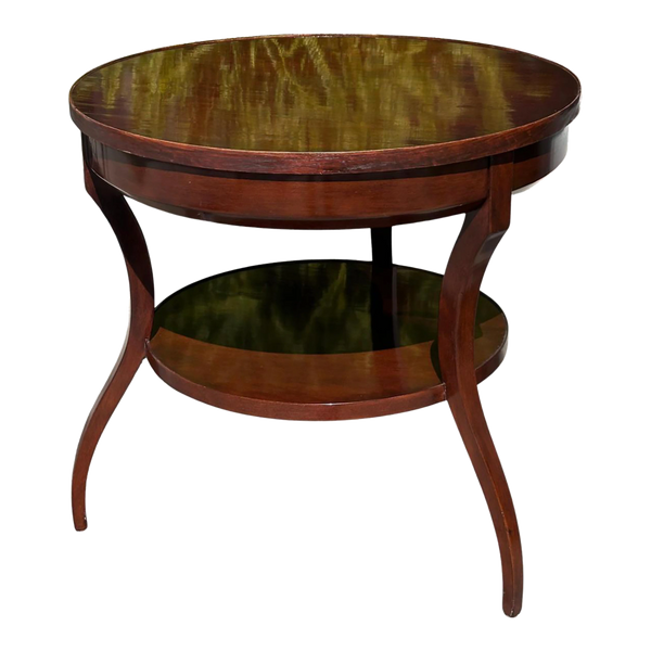 Michael Taylor Directoire Style Mahogany Side Table - Savoy
