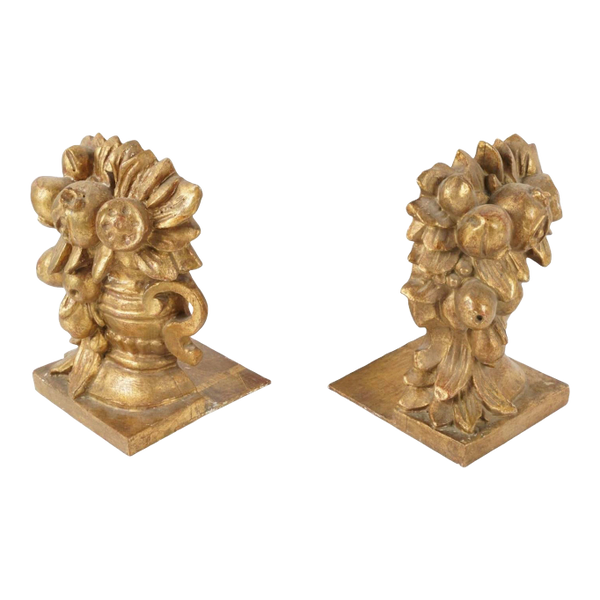 Regency Style Giltwood Urn Form Bookends