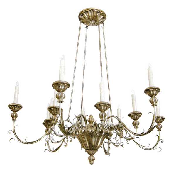 ELEGANT VENETO ITALIAN DESIGNER CHANDELIER BY RANDY ESADA DESIGNS