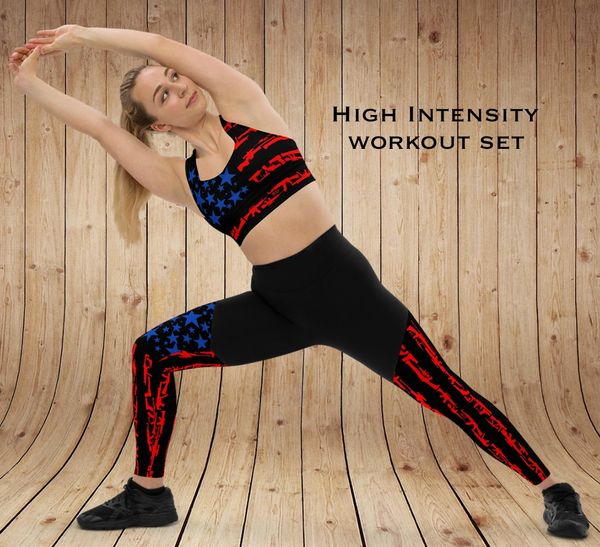 Patriot 2A Gun Flag Yoga Leggings from Rockstarlette Outdoors   Rockstarlette Outdoors, Adventure Inspired Activewear Made in USA