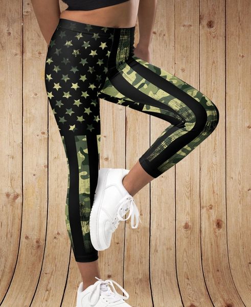 Camo Compression Leggings with Phone Pocket, Rockstarlette  Rockstarlette  Outdoors, Adventure Inspired Activewear Made in USA