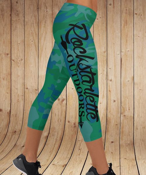 camo capri joggers