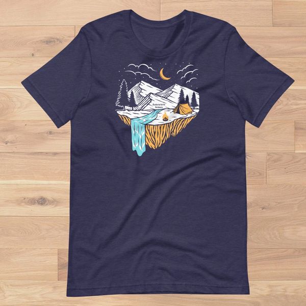 Perfect Weekend Logo T Shirt, Women's S-4XL, Black or Heather Navy