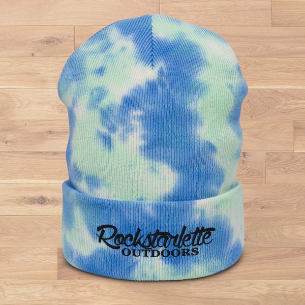Rockstarlette Outdoors Tie Dye Beanies, 3 Different Color Options