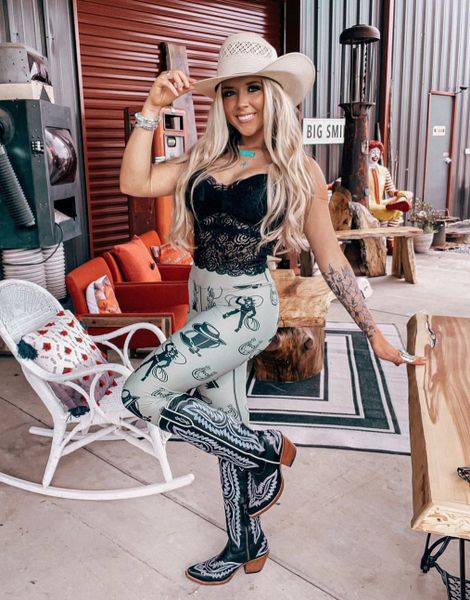 Cowgirl leggings on sale