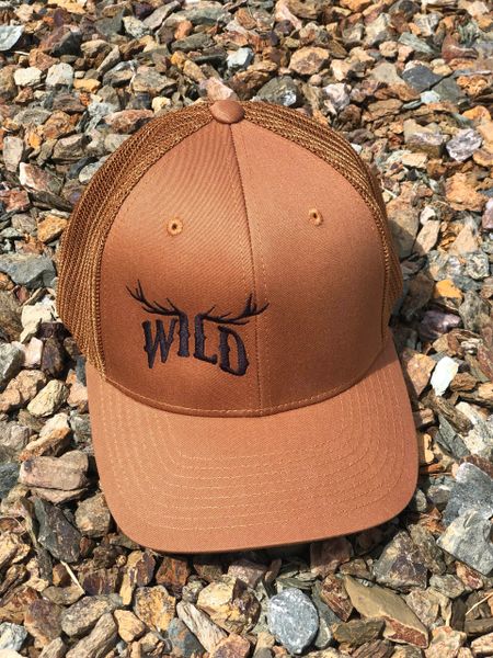 Mesh WILD Made Copper Hat, USA, Inspired Unisex | Activewear Outdoors, USA Rockstarlette in Flexfit Adventure Back
